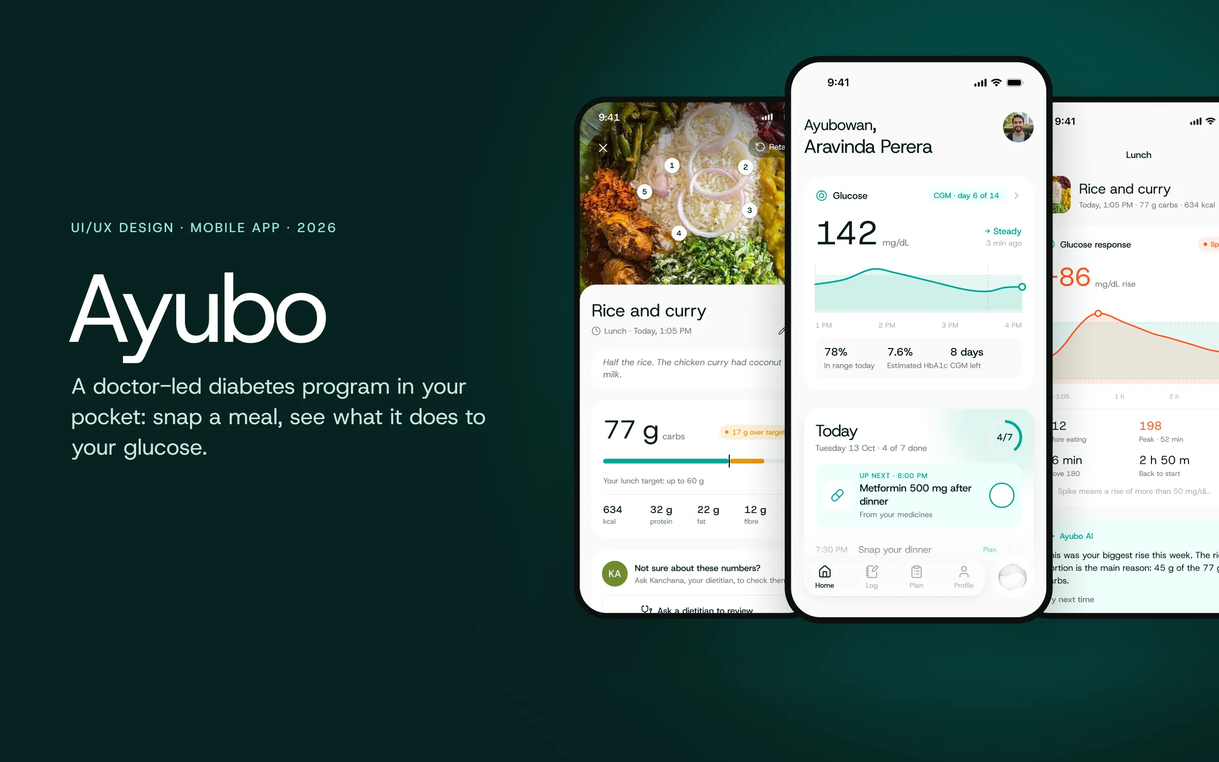 UI/UX design for Ayubo