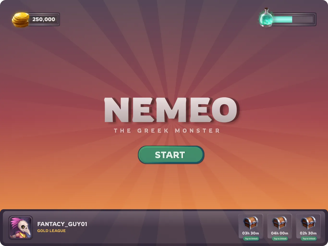 CSS Animated NFT Game — screen 3