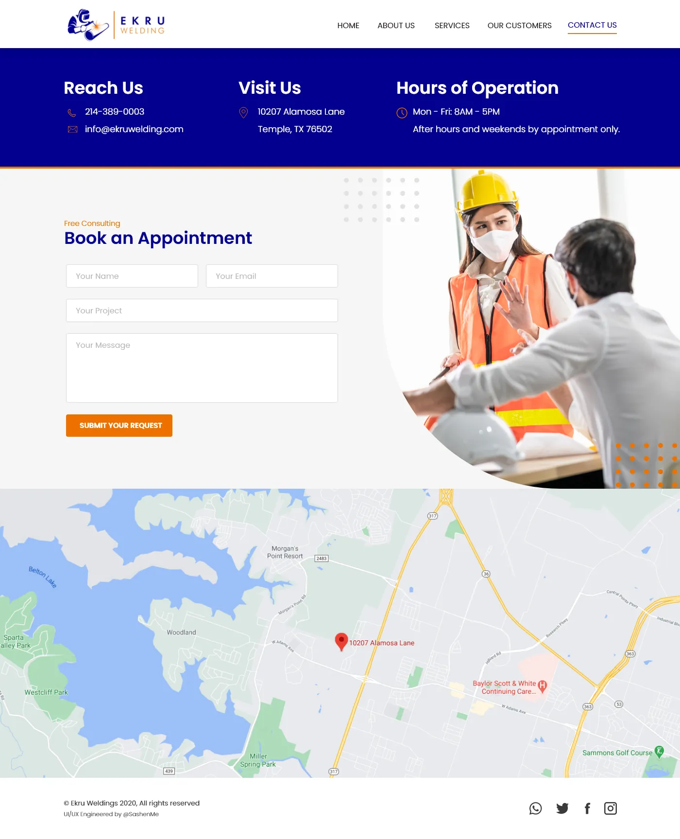 Ekru Welding UI and WordPress Theme — screen 4